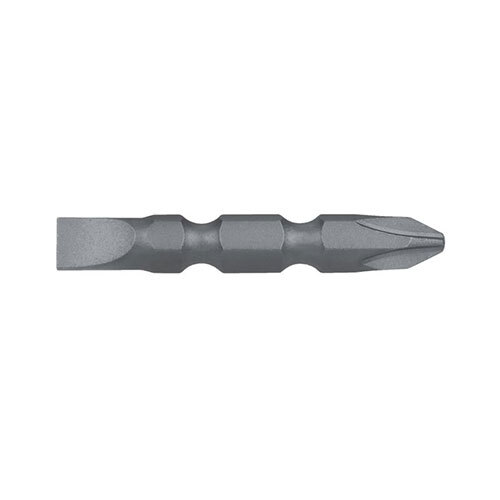 Alpha PH2/SL6 x 45mm Phillips/Slotted Double Ended Power Bit - Pack of 10
