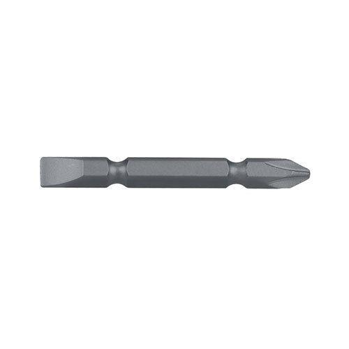 Alpha PH2/SL8 x 60mm Phillips/Slotted Double Ended Power Bit - Pack of 10