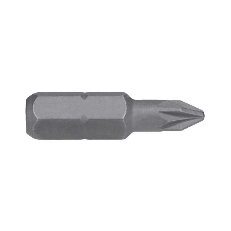 Alpha PZ1 x 25mm Pozidrive Insert Bit Carded CPZ125S  2/Pack