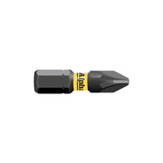 Alpha PZ2 x 25mm Pozidrive Thundermax Impact Insert Bit Wrapped - Pack of 5 - AIMS Industrial Supplies