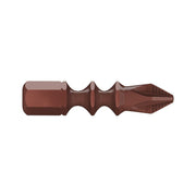 Alpha PZ2 x 30mm Pozi Maxdrive Torsion Insert Driver Bit Ribbed - Pack of 10 - AIMS Industrial Supplies