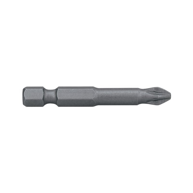 Alpha PZ2 x 50mm Pozidrive Ribbed Power Bit Pack of 101
