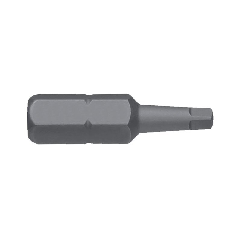 Alpha SQ1 x 25mm Square Insert Bit Carded CSQ125S  2/Pack