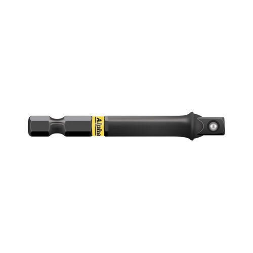 Alpha SQ1/4" x 65mm Thundermax Impact Adaptor Wrapped Pack of 5 - AIMS Industrial Supplies
