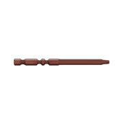 Alpha SQ2 x 100mm Square Maxdrive Torsion Power Driver Bit Pack of 5 - AIMS Industrial Supplies