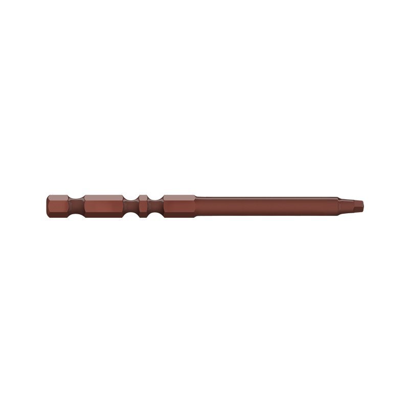 Alpha SQ2 x 100mm Square Maxdrive Torsion Power Driver Bit Pack of 5 - AIMS Industrial Supplies