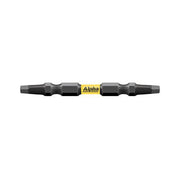 Alpha SQ2 x 65mm Thundermax Impact Power Bit Double Ended Wrapped- Pack of 5 - AIMS Industrial Supplies