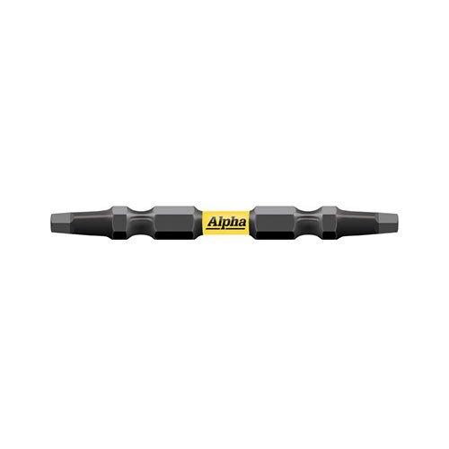Alpha SQ2 x 65mm Thundermax Impact Power Bit Double Ended Wrapped- Pack of 5 - AIMS Industrial Supplies