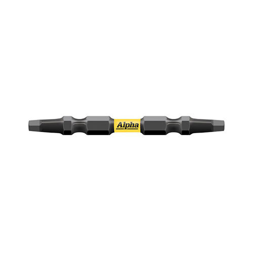 Alpha SQ2 x 65mm Thundermax Impact Power Bit Double Ended Wrapped- Pack of 51