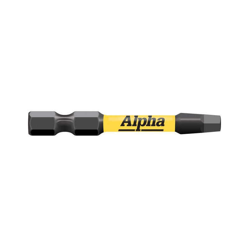 Alpha SQ3 x 50mm Square Thundermax Impact Power Bit Wrapped Pack of 5