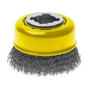Alpha X - Lock Crimped Steel Wire Cup Brush - AIMS Industrial Supplies