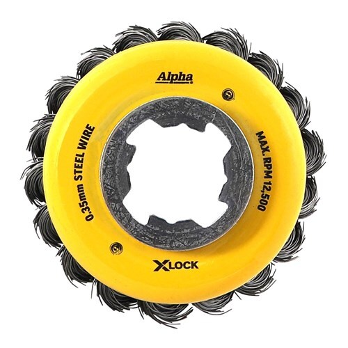 Alpha X-Lock Knotted Wire Cup Brush3