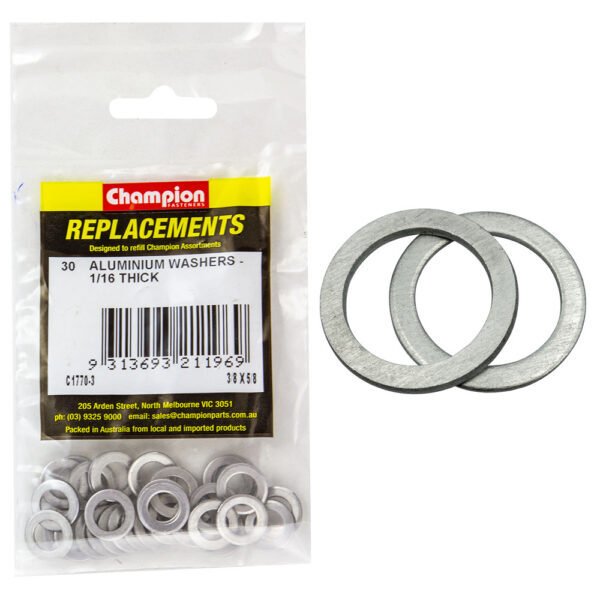 Aluminium Washer Assortment Refill Imperial - AIMS Industrial Supplies