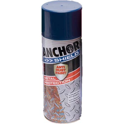 Anchor Hammer Anti Rust Paint Finish Blue 60115 - 400g Aerosol