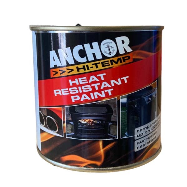 Anchor Hi Temp Heat Resistant Paint BBQ Black 500ml1