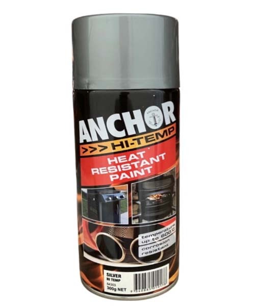 Anchor Hi Temp Heat Resistant Paint Silver 300g1