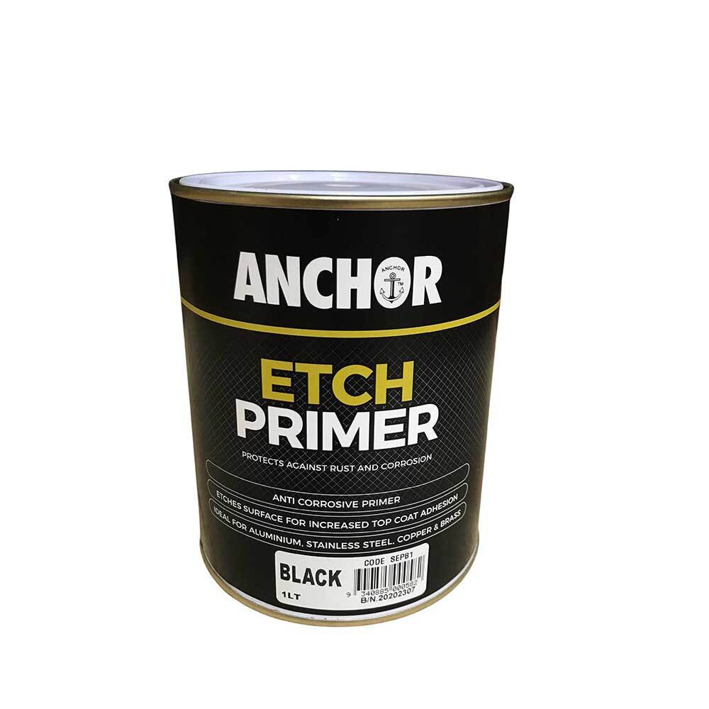 Anchor Industrial Etch Primer Paint Black 1L