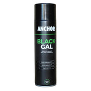 Anchor Industrial Zinc Protection Aerosol Paint Black Gal 400g