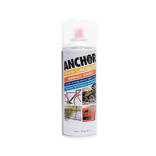 Anchor Lacquer Aerosol Paint 100% Gloss Clear 300g