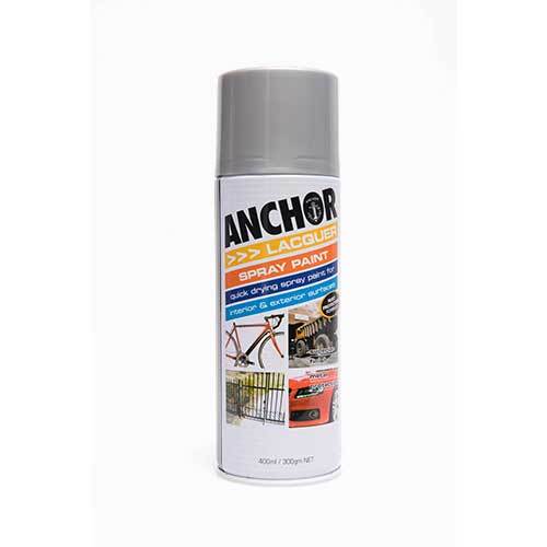 Anchor Lacquer Aerosol Paint Silver 300g