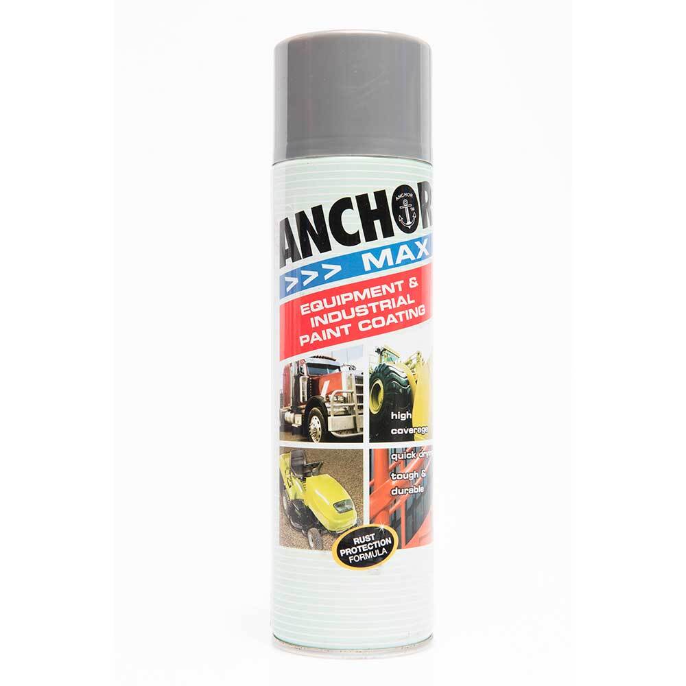 Anchor Max High Gloss Enamel Aerosol Paint Genie Grey 400g