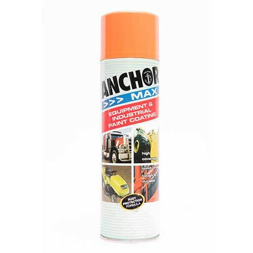Anchor Max High Gloss Enamel Aerosol Paint Orange X15 (Electrical) 400g