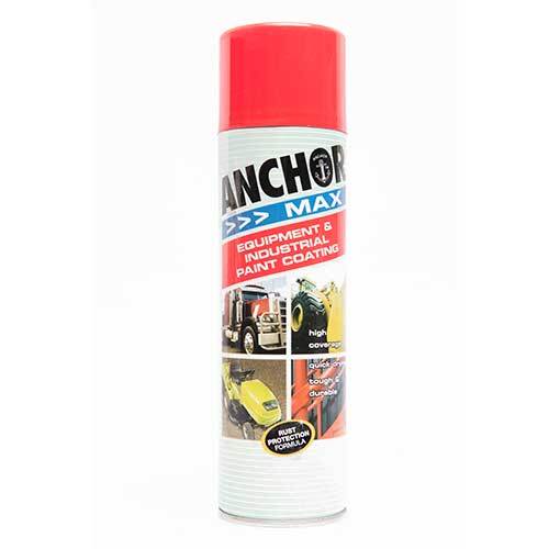 Anchor Max High Gloss Enamel Aerosol Paint Signal Red R13 400g