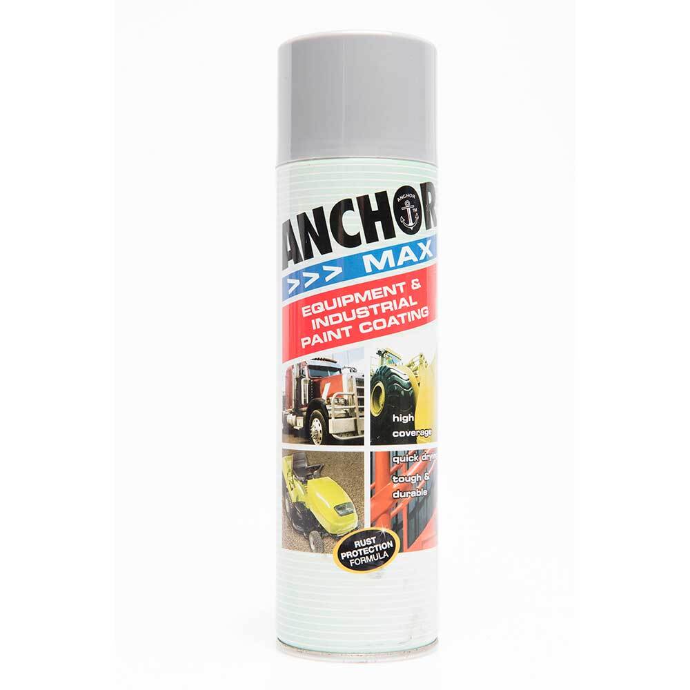Anchor Max High Gloss Enamel Aerosol Paint Silver 400g