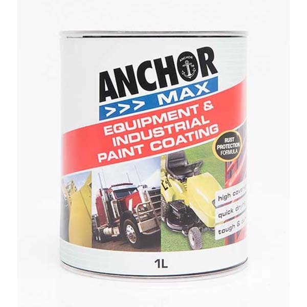 Anchor Max High Gloss Enamel Paint Golden/Safety Yellow Y14 1L
