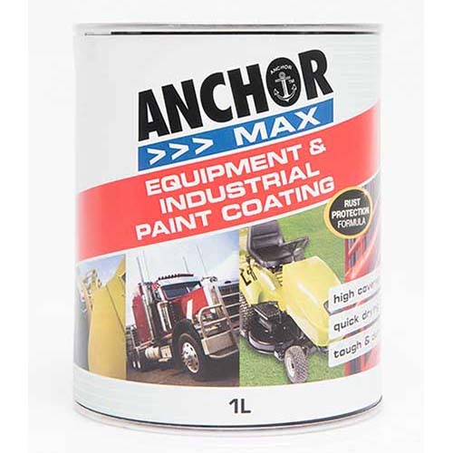 Anchor Max High Gloss Enamel Paint New Cat Yellow 1L