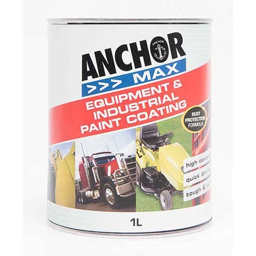 Anchor Max High Gloss Enamel Paint Silver 1L