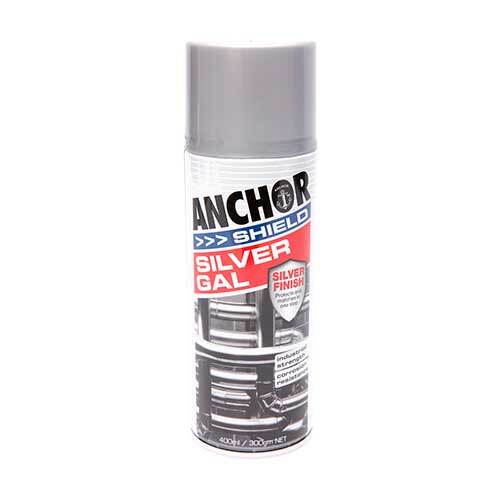 Anchor Shield Acrylic Touch-Up Aerosol Paint  Silver Gal  300g1