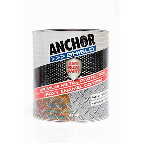 Anchor Shield Metal Protection Anti-Rust Paint - 500ml/1L/4L - AIMS Industrial Supplies