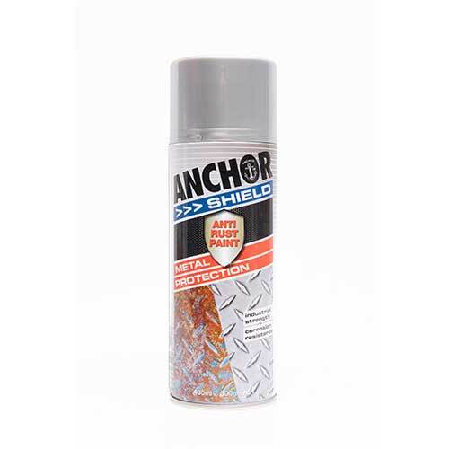 Anchor Shield Paint Anti Rust Metal Protection Silver 49606 - 300g Aerosol