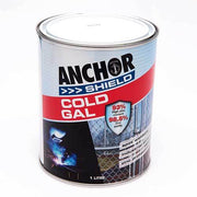 Anchor Shield Paint Cold Galvanising, Zinc Rich 250ml/500ml/1L/4L - AIMS Industrial Supplies