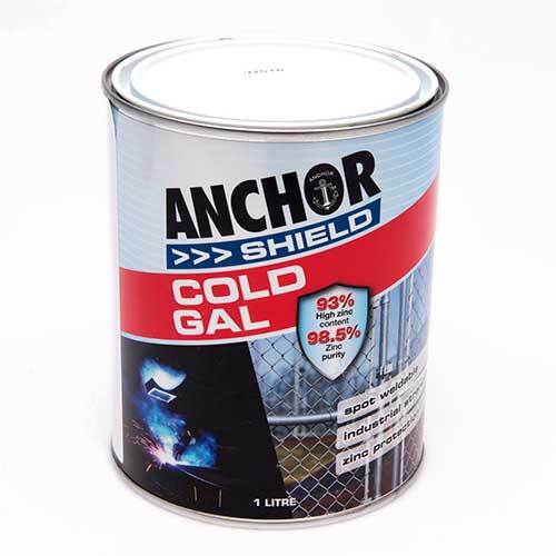 Anchor Shield Paint Cold Galvanising, Zinc Rich 250ml/500ml/1L/4L - AIMS Industrial Supplies