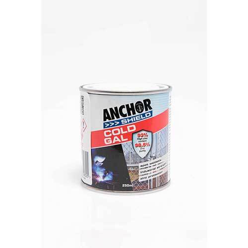 Anchor Shield Paint Cold Galvanising, Zinc Rich 250ml/500ml/1L/4L - AIMS Industrial Supplies