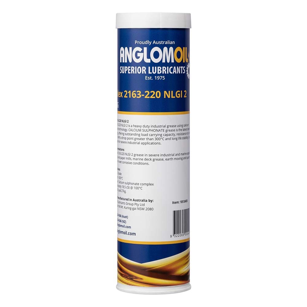 Anglomoil Inplex 2163-220 Grease NLGI No. 2 Calcium Sulphonate 450g