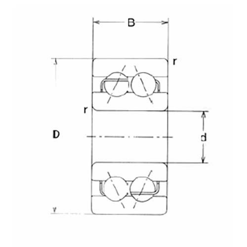 Angular Contact Ball Bearing Open - AIMS Industrial Supplies