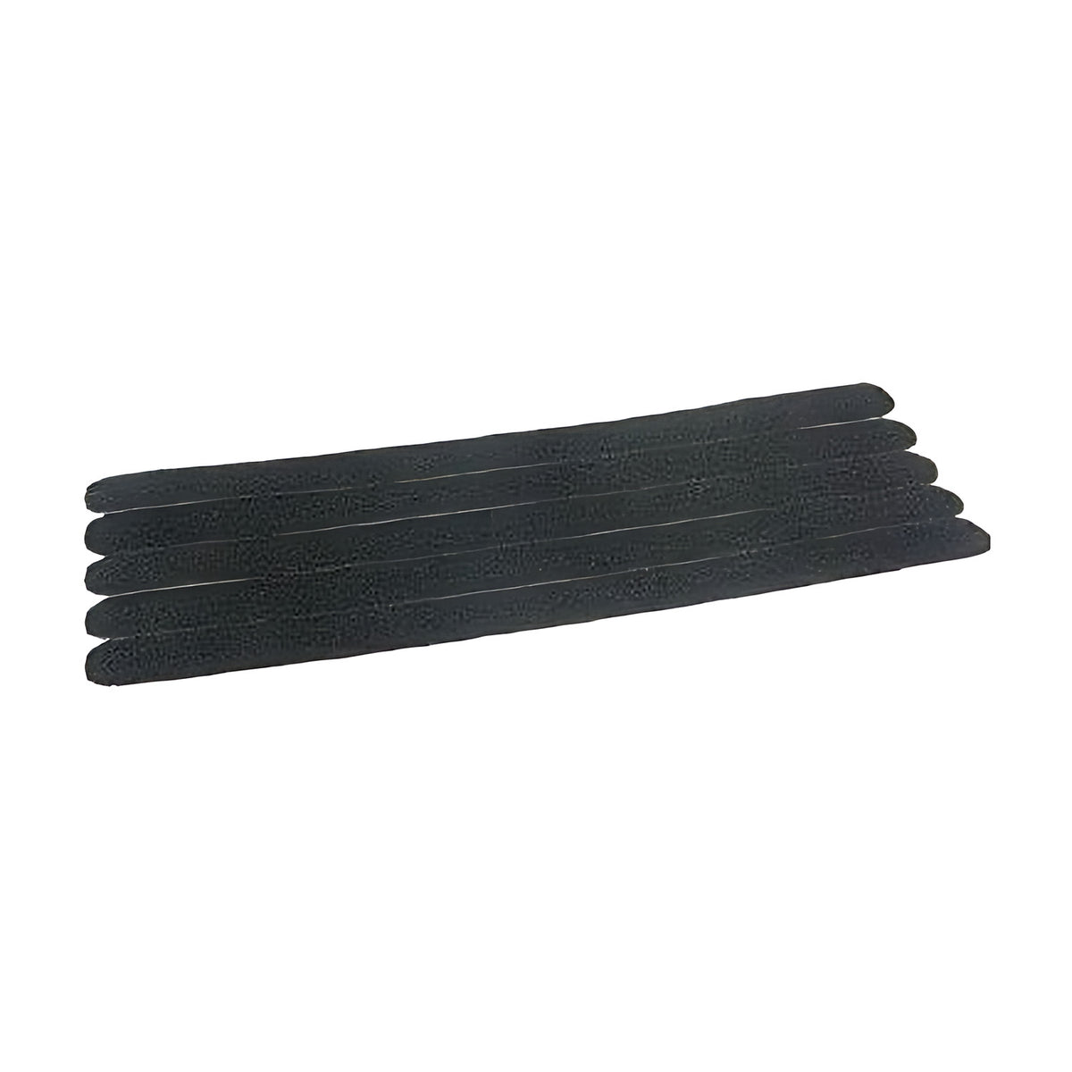Advance antislip strips in black, a stack of five long self-adhesive strips
