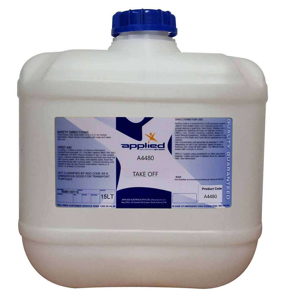 Applied A4480 Take Off  Heavy Duty Alkaline Detergent - 15L1