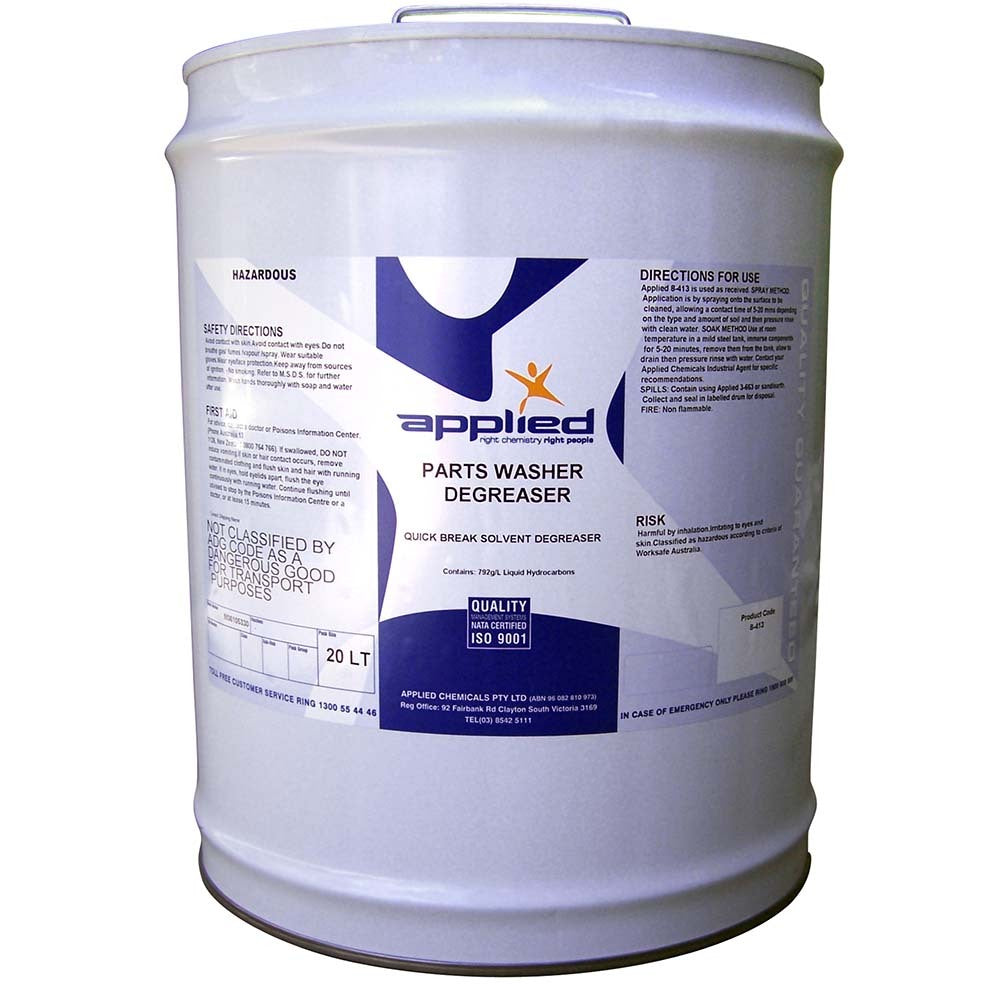 Applied A8413 Parts Washer Degreaser - 20L