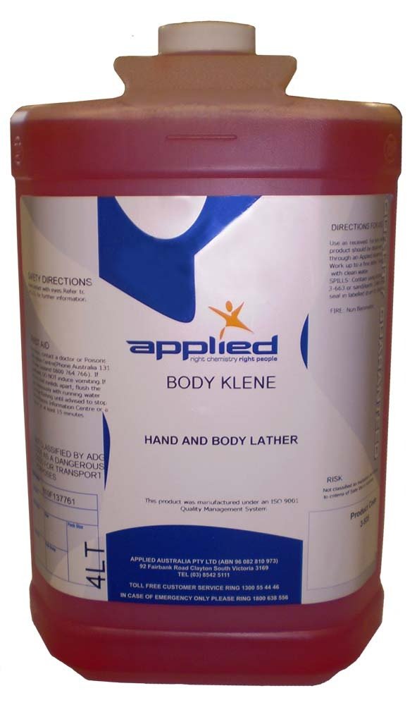 Applied Body Klene Hand & Body Wash - 4L - AIMS Industrial Supplies