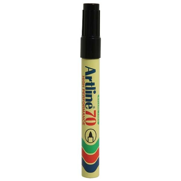 Artline Permanent Marker 70 Black - AIMS Industrial Supplies