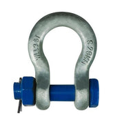 Austlift Blue Safety Pin Bow Shackle Grade S Galvanised1