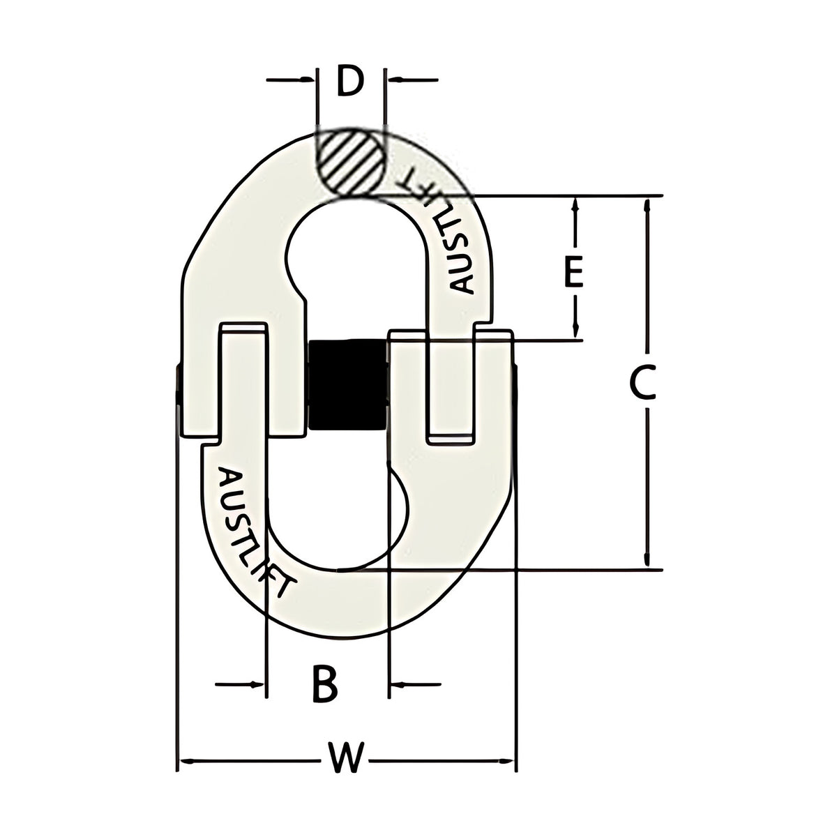 Austlift Chain Connector G80 Type CL