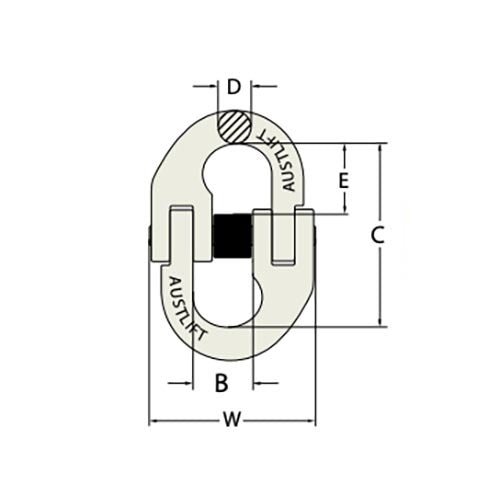 Austlift Chain Connector G80 Type CL - AIMS Industrial Supplies