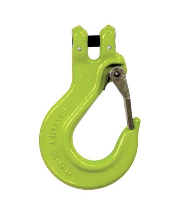 Austlift G100 Alloy Steel Clevis Sling Hook With Latch 13mm - 170813