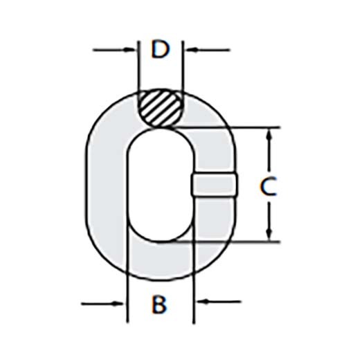 Austlift G304 Regular Link Chain Stainless Steel2