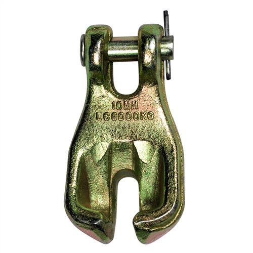 Austlift G70 Clevis Claw Hook 8mm x 3800kg Gold Finish